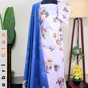 জীভা বাই জারাসাহজাহান পাকিস্তানি ইনস্পায়ার্ড প্রিন্টেড লোন থ্রীপিস | Pakistani inspired ZIVA unstitched lown