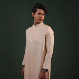 Alternative view of Panjabi – Warm Cream