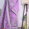 Light Purple সাদাবাহার অরগাঞ্জা Sadabahar Pakistani inspired Unstitched