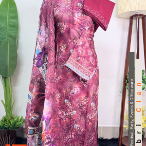 Sweet Magenta প্রিমিয়াম কটন | Premium Cotton 3piece