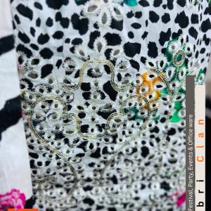 Alternative view of পাকিস্তানি ইনস্পায়ার্ড Chicken Carry লোন থ্রীপিস ।  unstitched lown